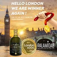 Palamidas has Gold Award from London Olive Oil Competition
