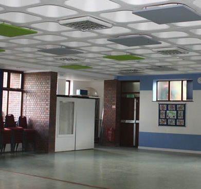 Suspended Acoustic Ceiling Panels – St Andrews Church